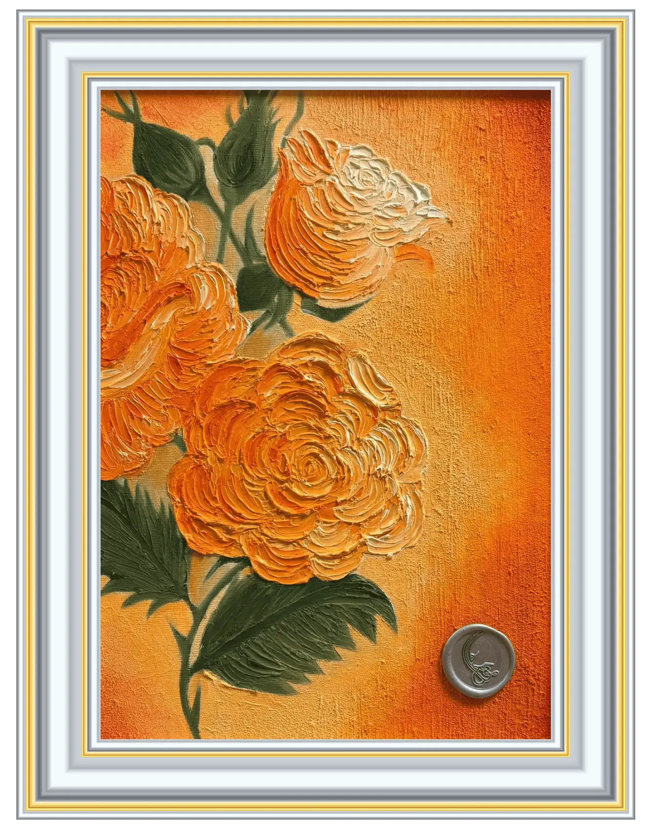 Roses – original floral painting by Lana Almouakeh